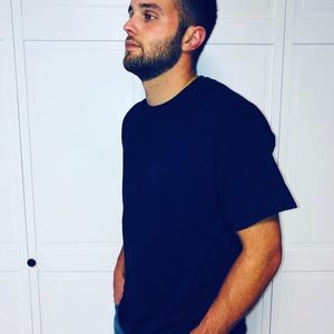 Blue Unisex Champion T shirt